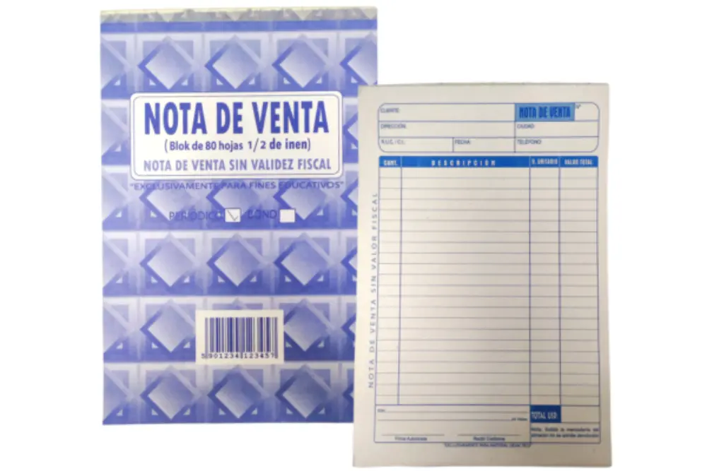 Hamer Publicidad Notas de venta
